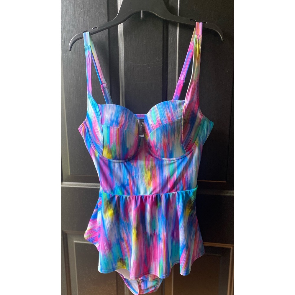💜TORRID Skirted Swimsuit💙